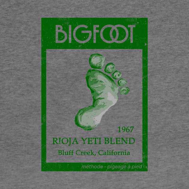 Bigfoot Wine by kg07_shirts